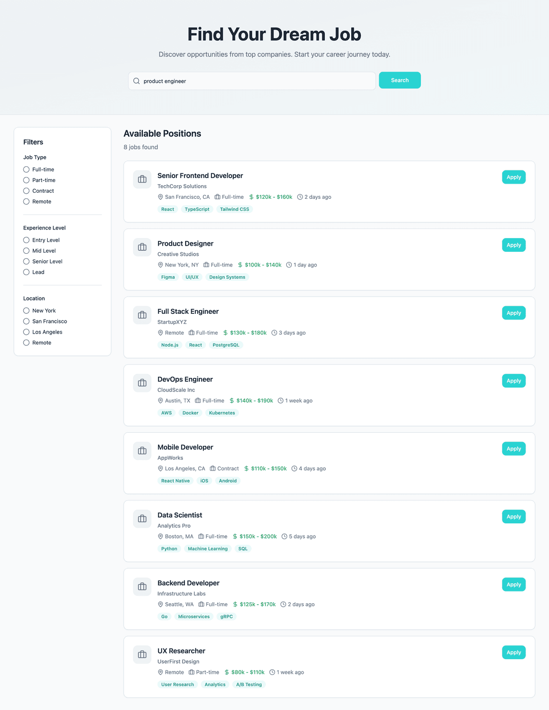 Job board - Lovable Image 1