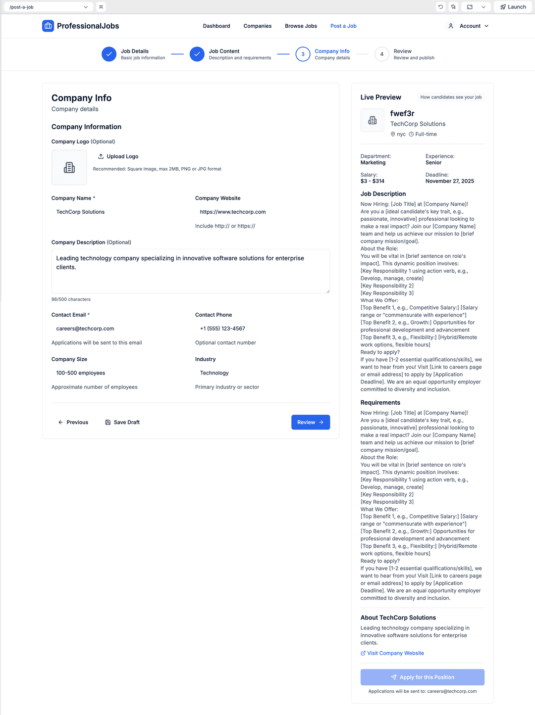 Job board - DhiWise Image 13