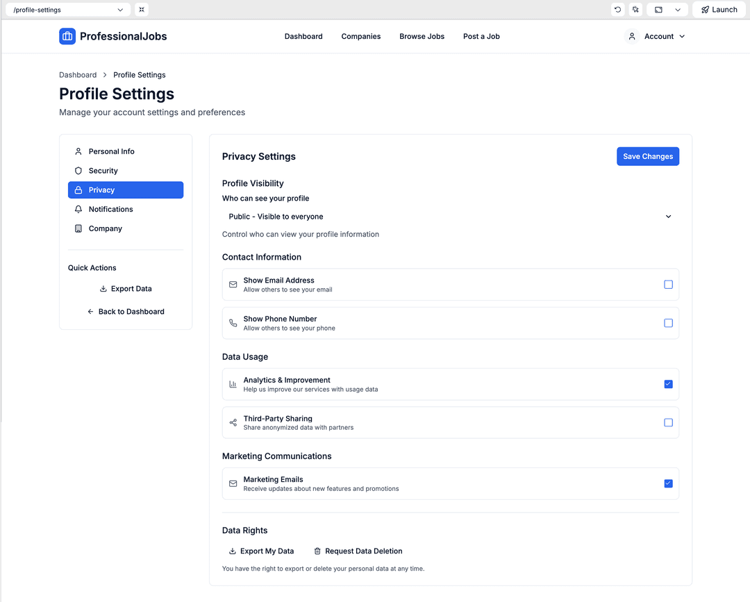 Job board - DhiWise Image 5