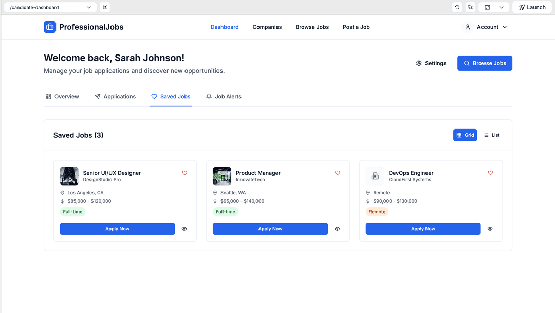 Job board - DhiWise Image 2