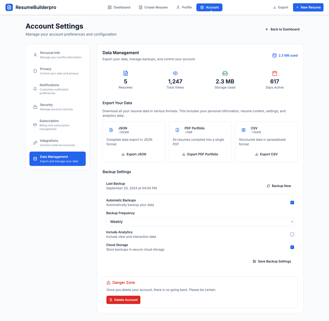 Resume Builder - DhiWise Image 5