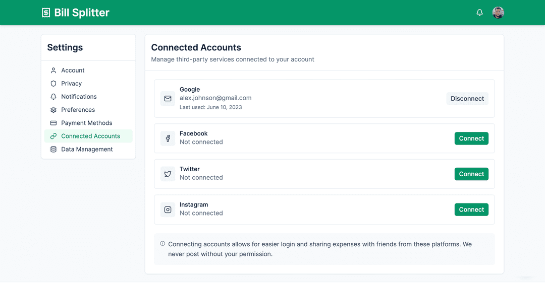 Bill splitting app - DhiWise Image 21