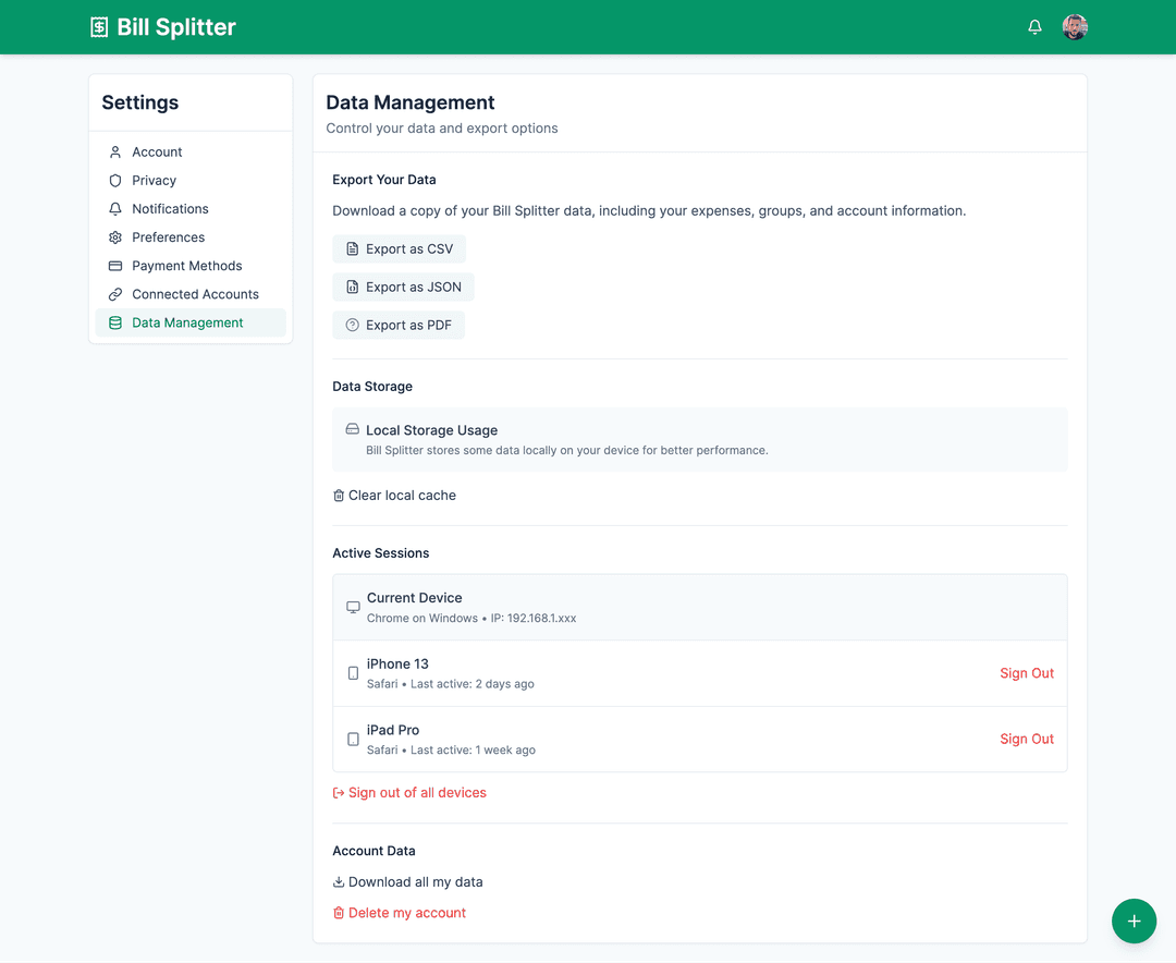 Bill splitting app - DhiWise Image 22