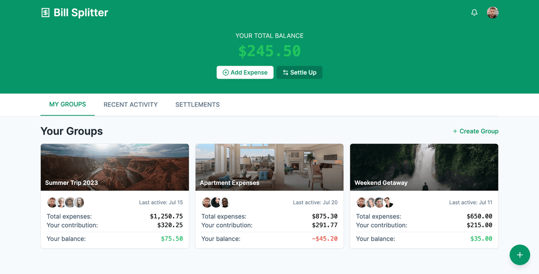 Bill splitting app - DhiWise Image 3