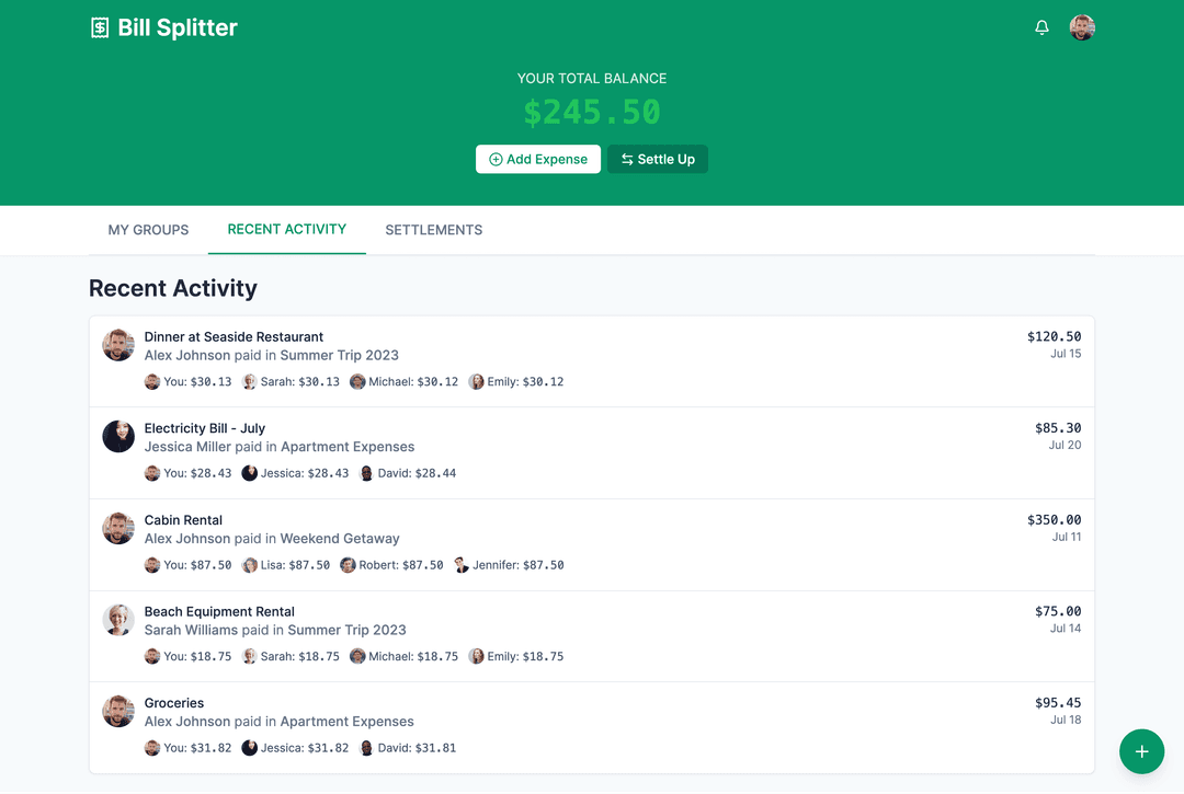 Bill splitting app - DhiWise Image 4