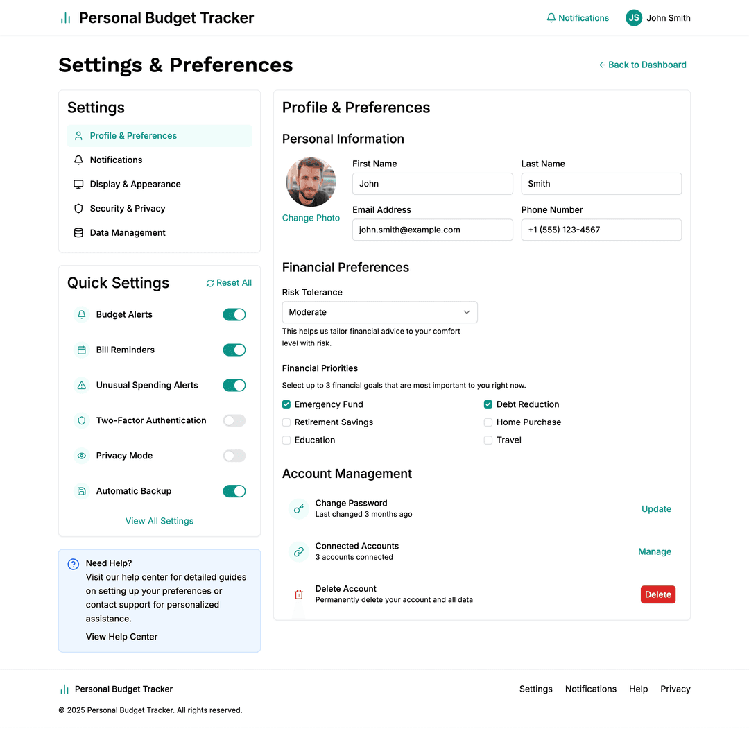 Budget tracking app - DhiWise Image 18