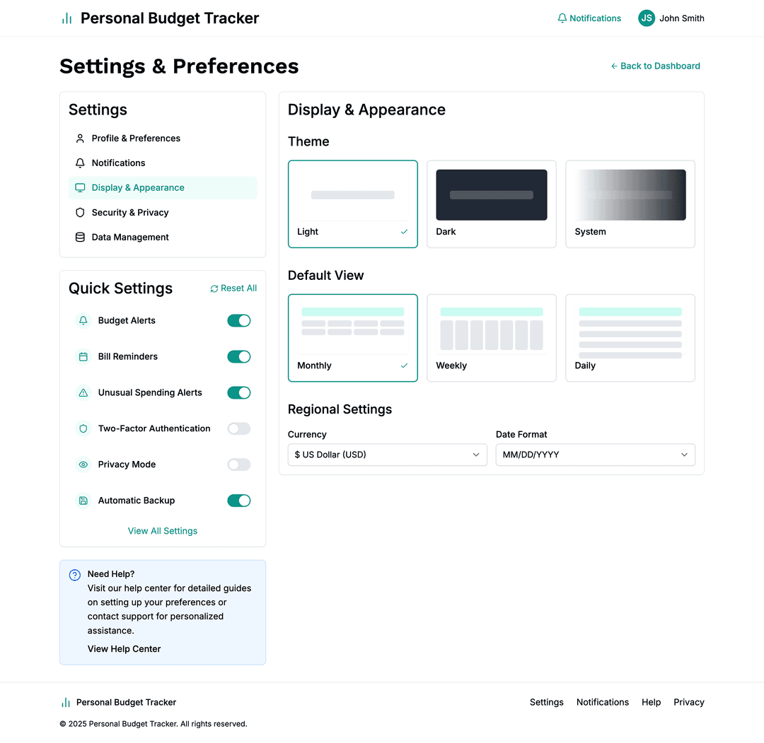 Budget tracking app - DhiWise Image 20