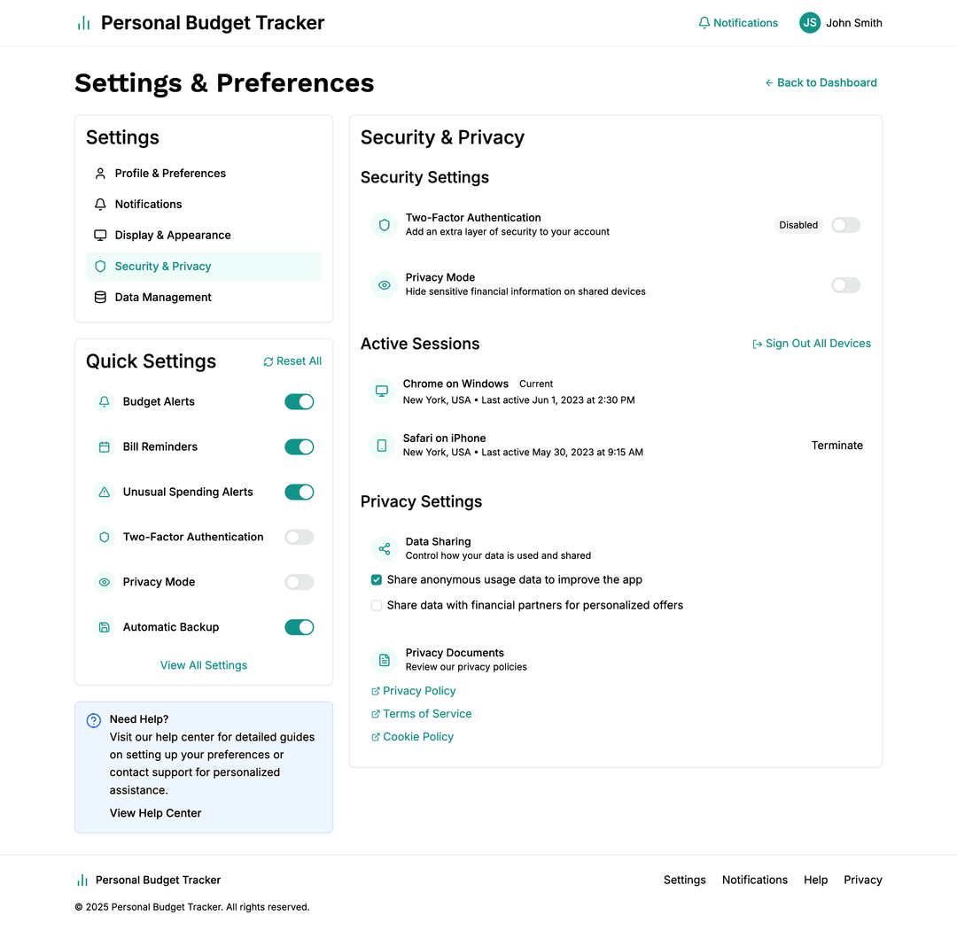 Budget tracking app - DhiWise Image 21