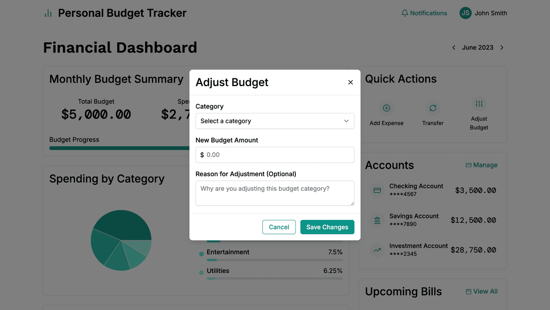 Budget tracking app - DhiWise Image 7