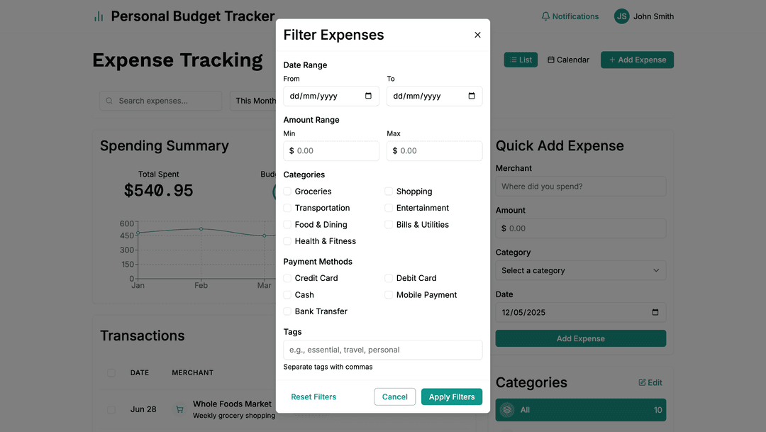 Budget tracking app - DhiWise Image 9