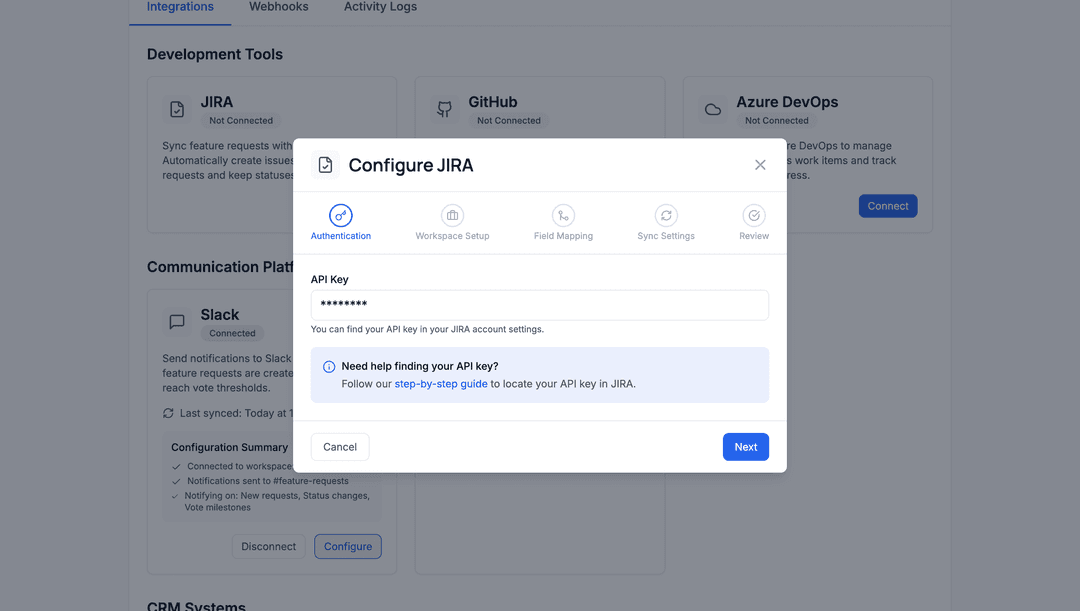Feature voting app - DhiWise Image 15