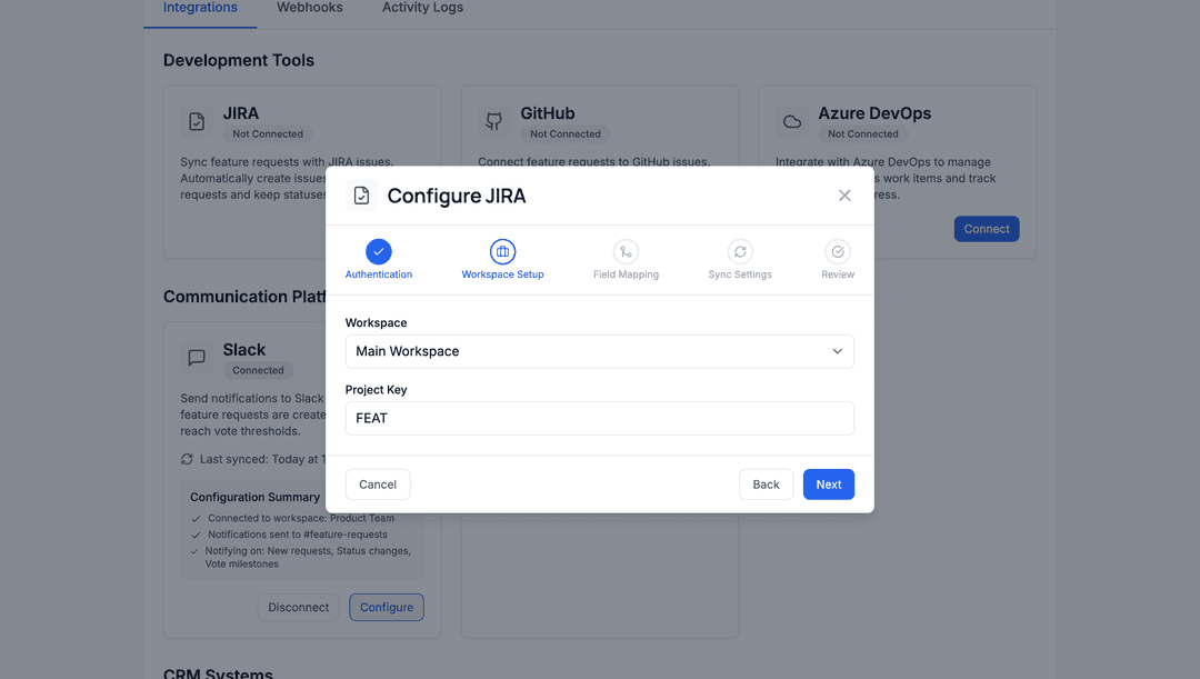 Feature voting app - DhiWise Image 16