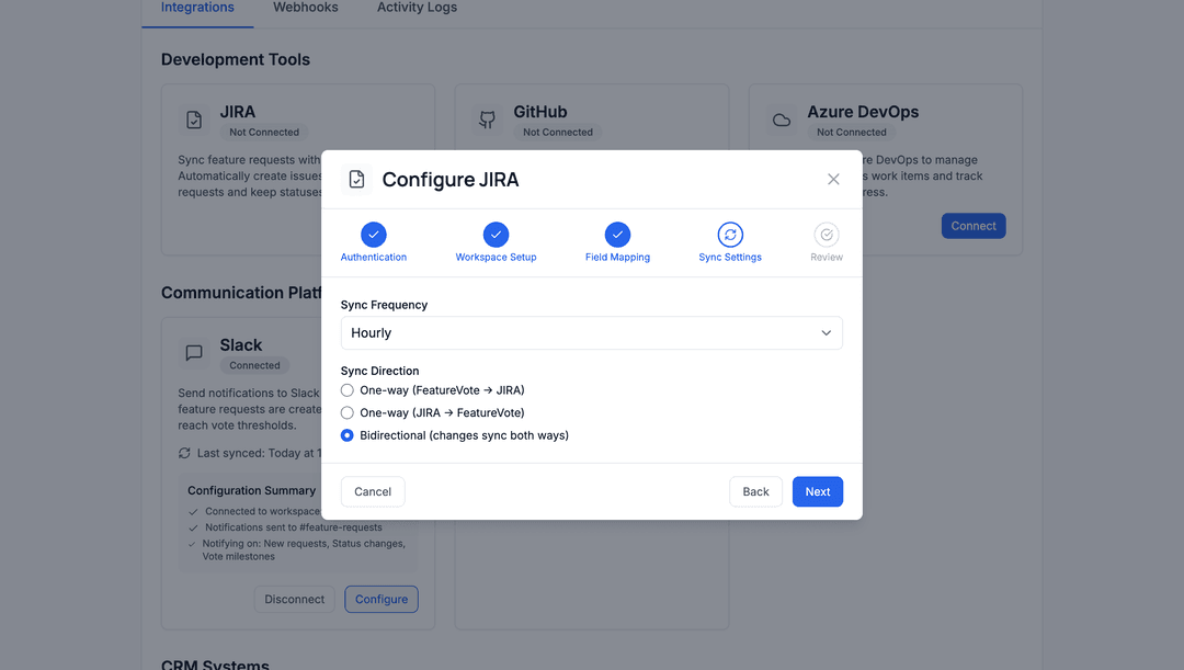 Feature voting app - DhiWise Image 18
