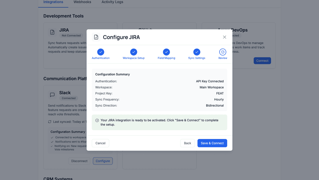 Feature voting app - DhiWise Image 19