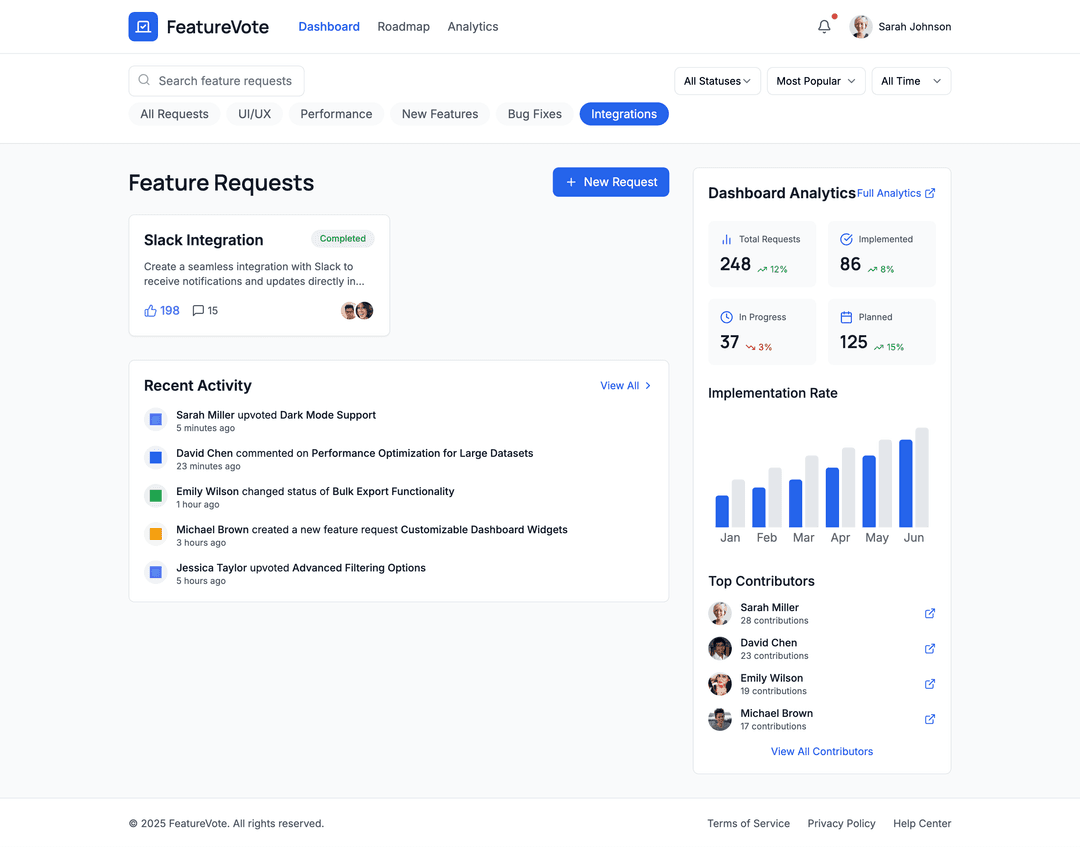 Feature voting app - DhiWise Image 2