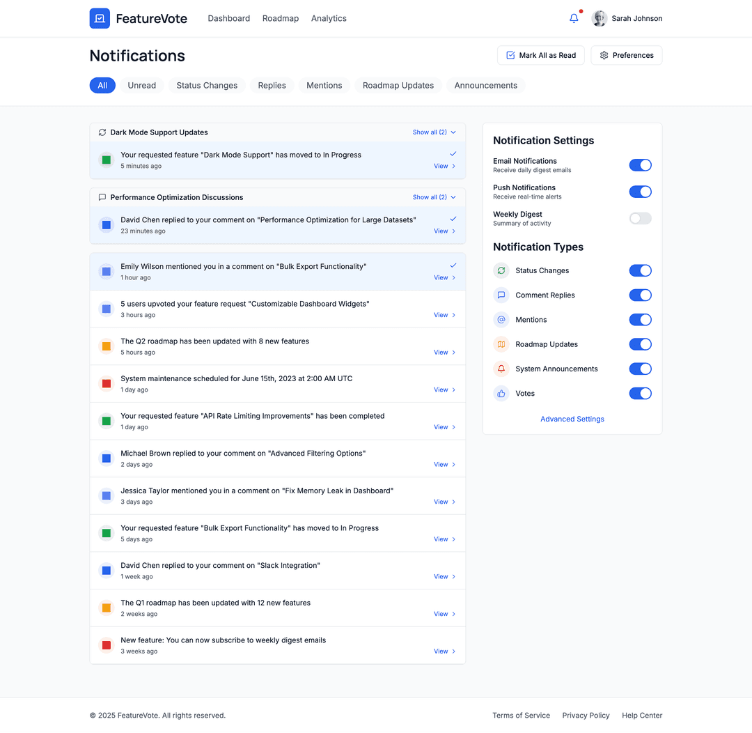 Feature voting app - DhiWise Image 4