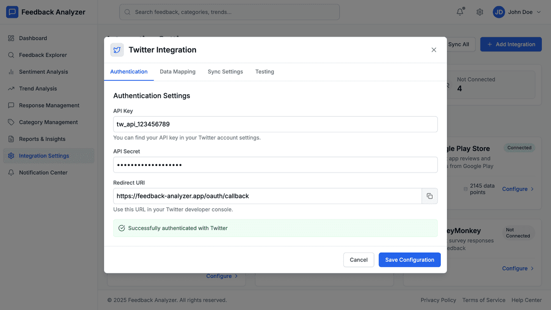 Feedback analysis app - DhiWise Image 11