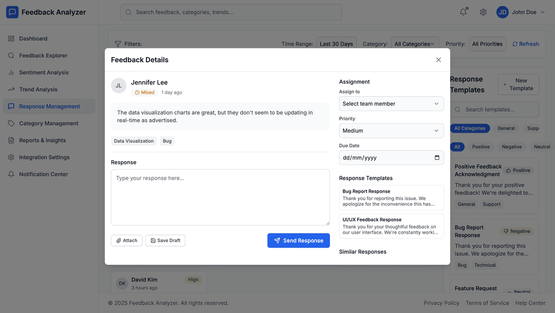 Feedback analysis app - DhiWise Image 5