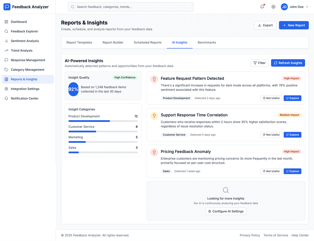 Feedback analysis app - DhiWise Image 9