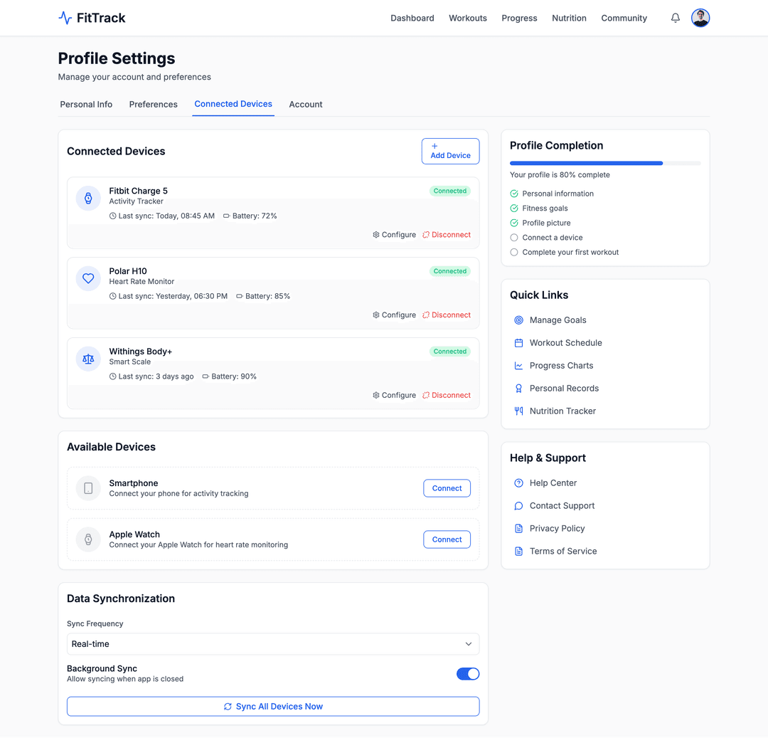 Fitness tracking app - DhiWise Image 26