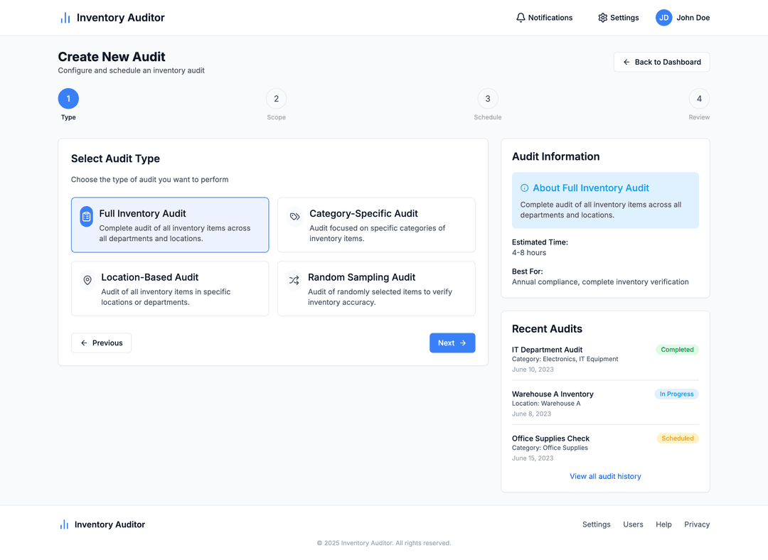 Inventory audit app - DhiWise Image 3