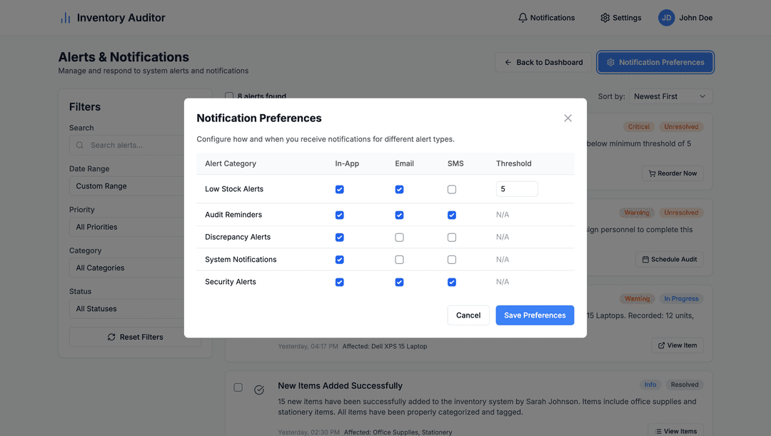Inventory audit app - DhiWise Image 6