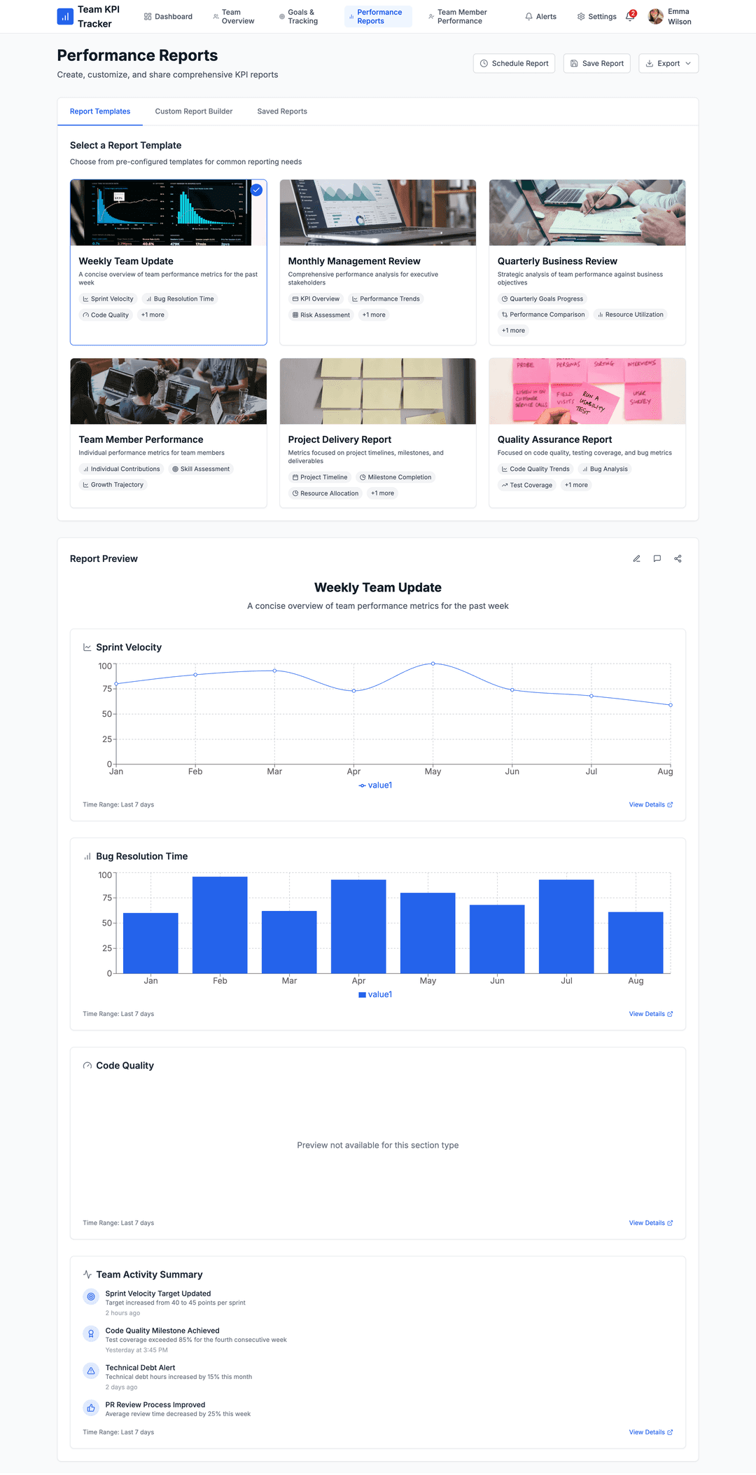KPI dashboard app - DhiWise Image 6
