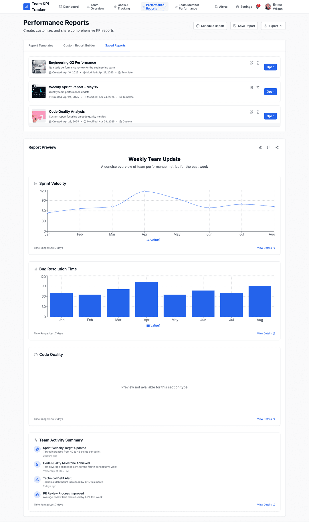 KPI dashboard app - DhiWise Image 8
