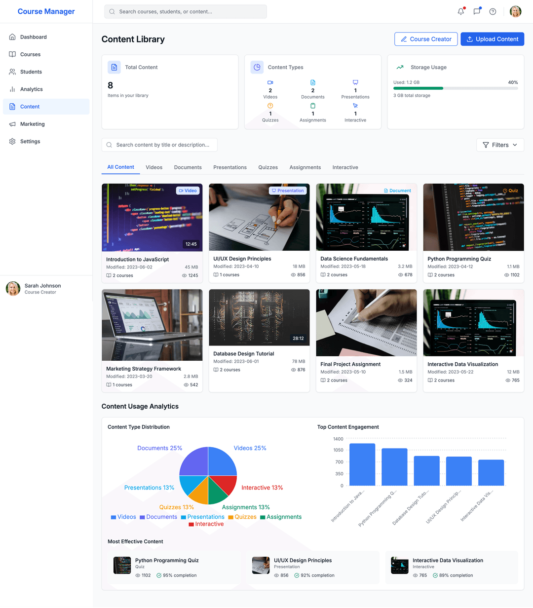 Online course platform - DhiWise Image 12