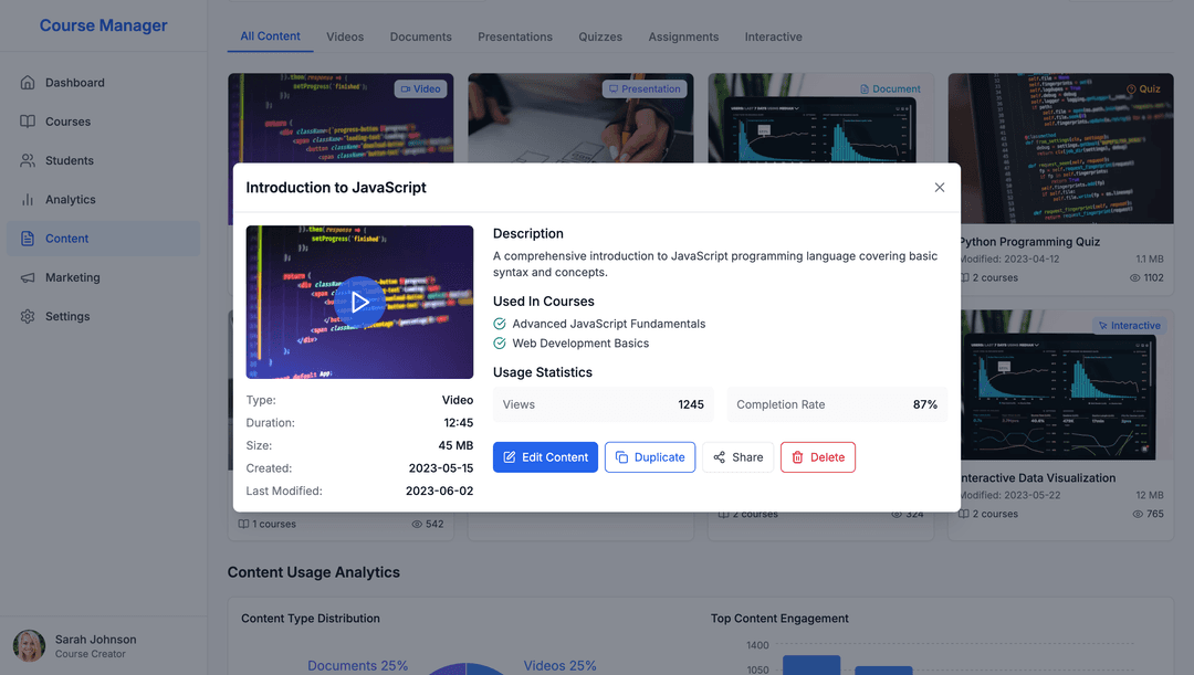 Online course platform - DhiWise Image 14