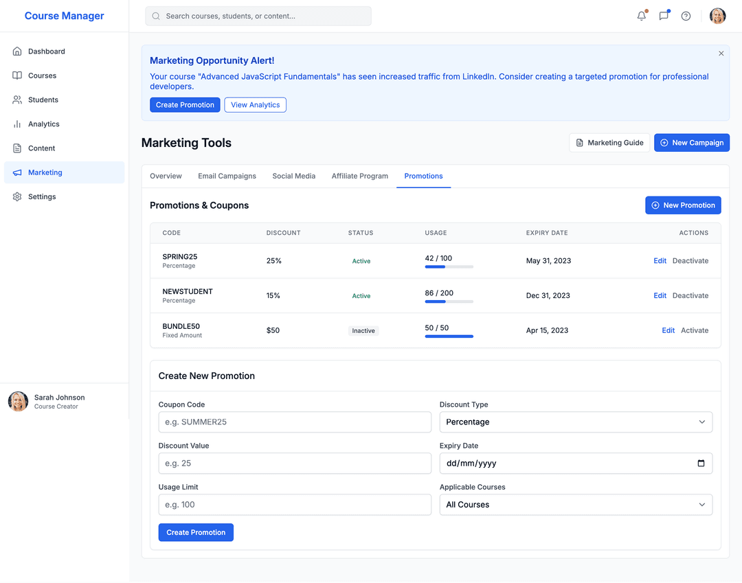 Online course platform - DhiWise Image 19