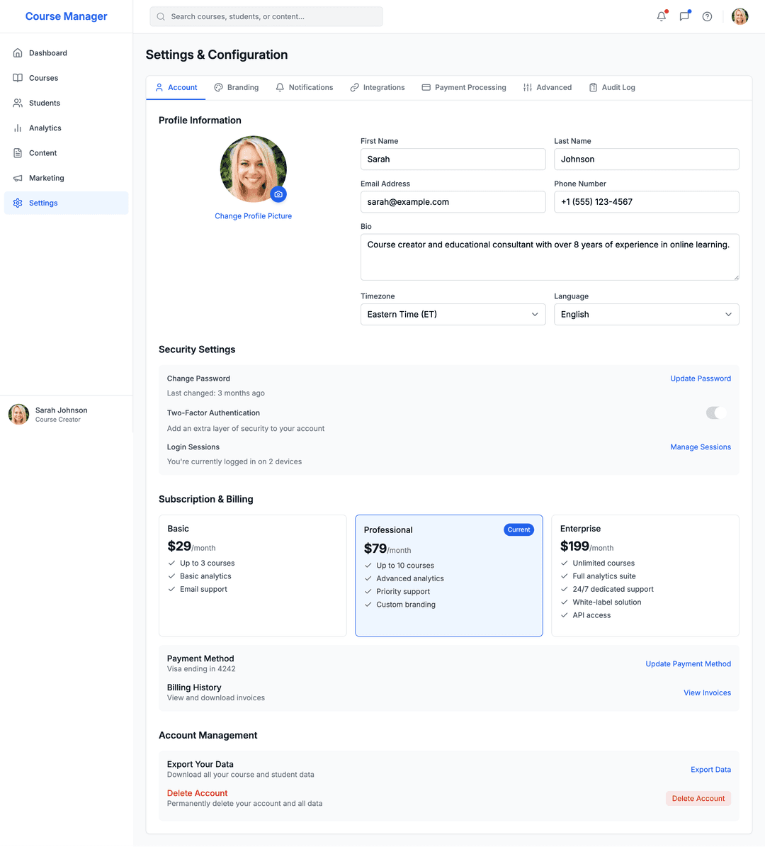 Online course platform - DhiWise Image 20
