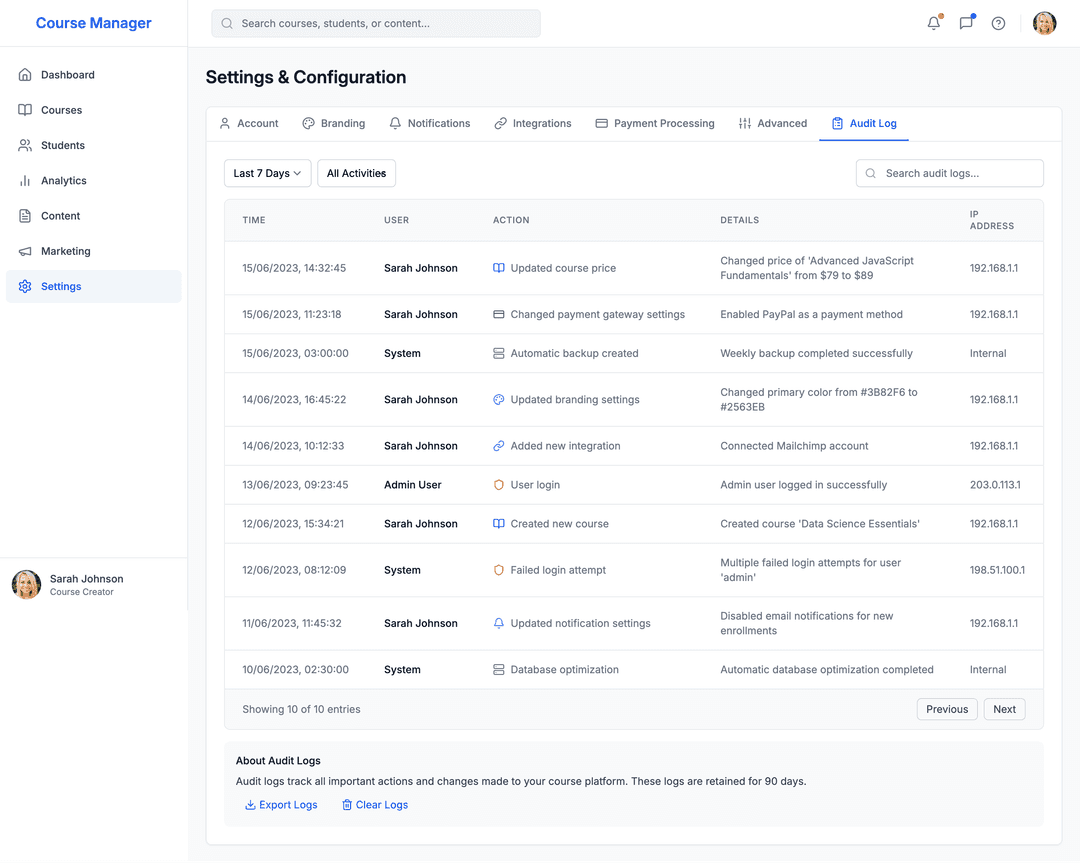 Online course platform - DhiWise Image 26