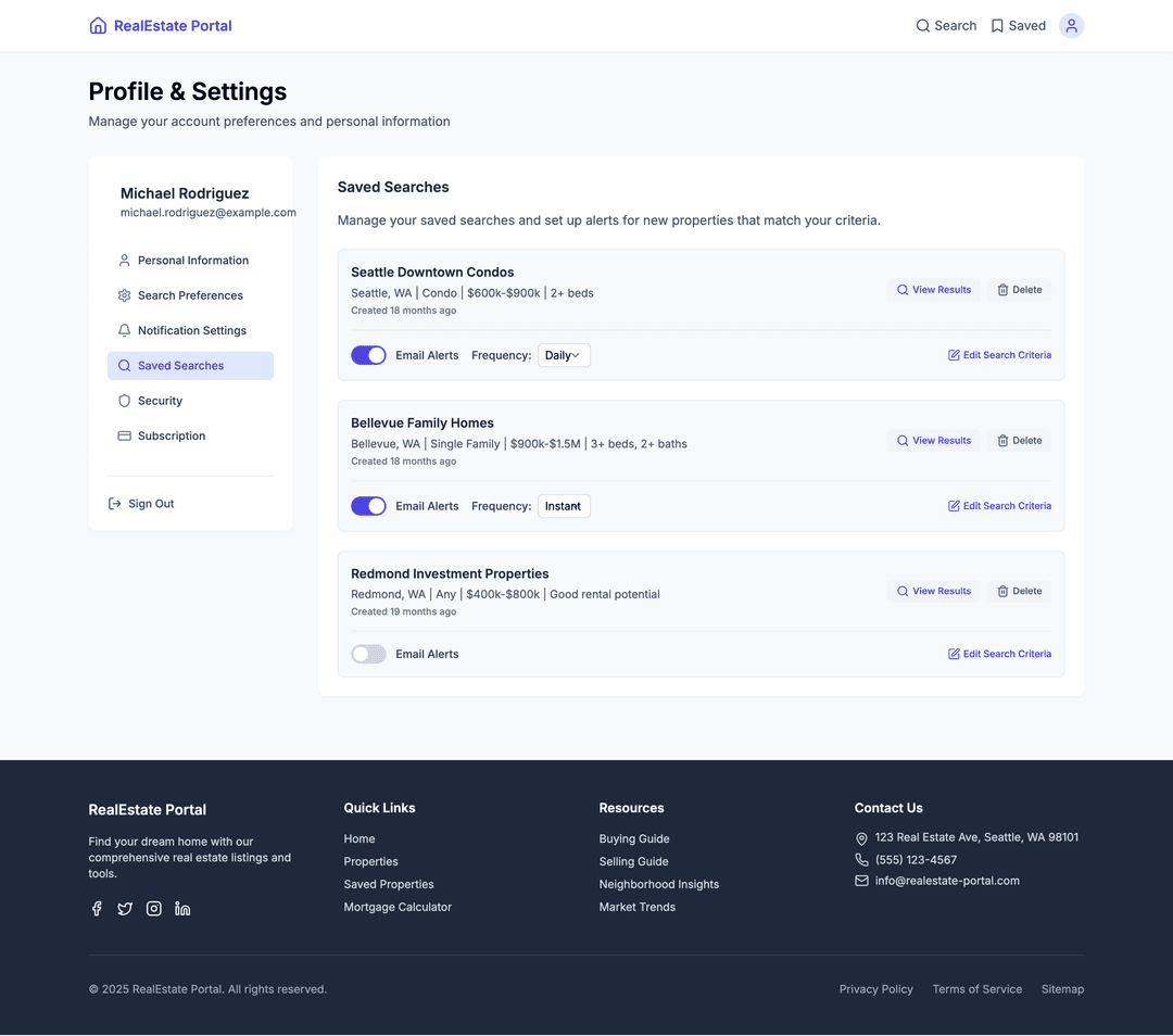 Real estate listing site - DhiWise Image 10