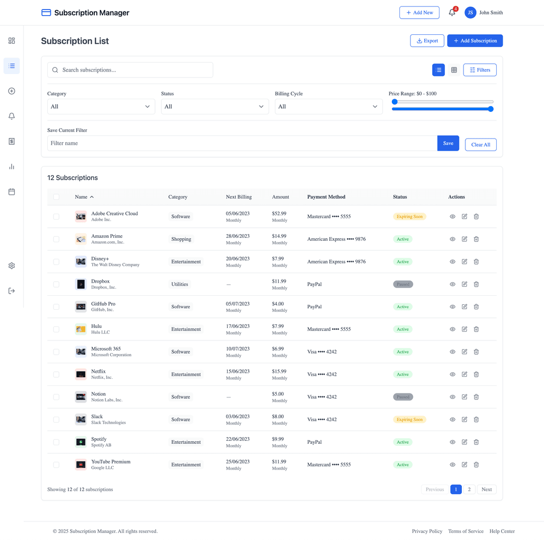 Subscription billing app - DhiWise Image 3