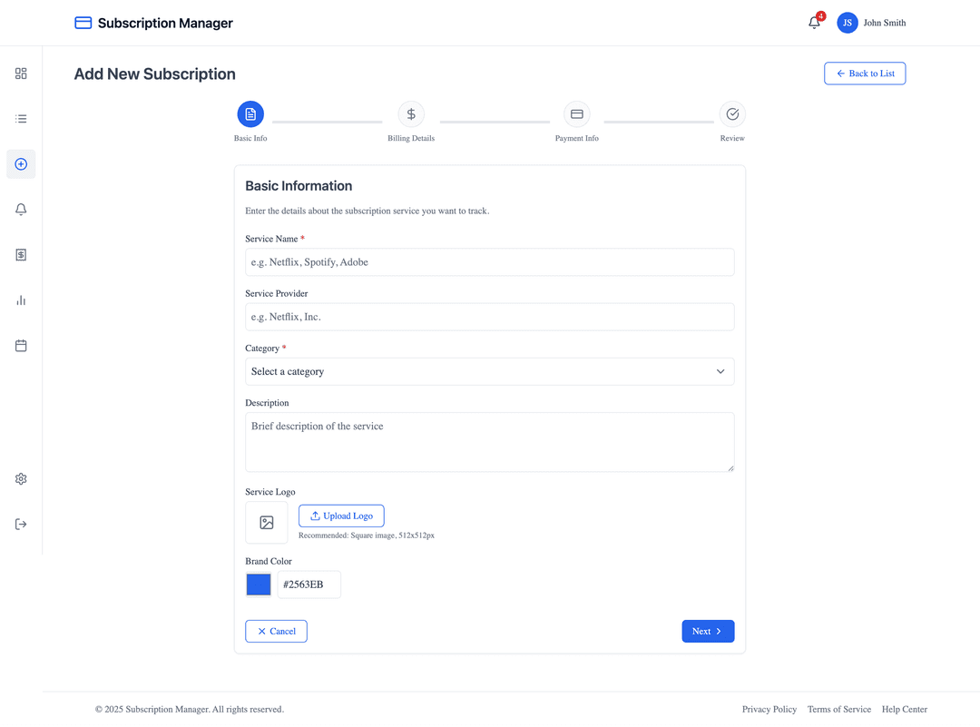 Subscription billing app - DhiWise Image 4