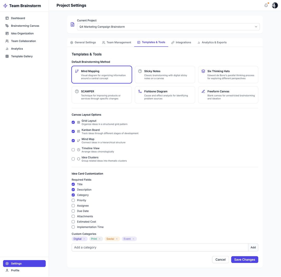 Team brainstorming app - DhiWise Image 16