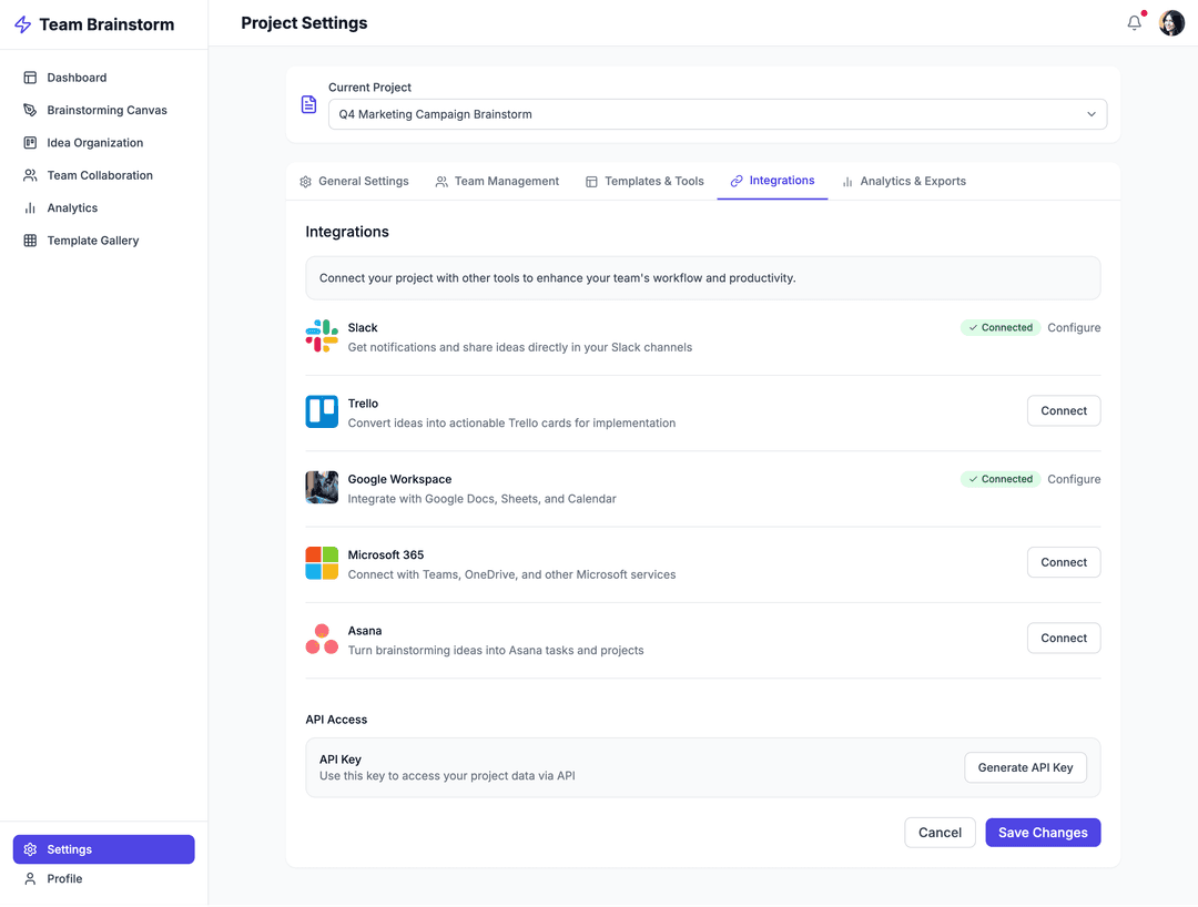 Team brainstorming app - DhiWise Image 17