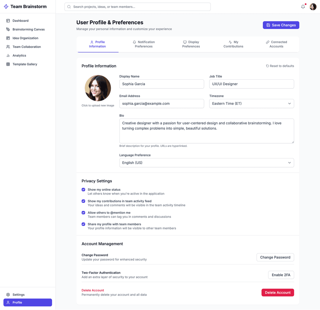Team brainstorming app - DhiWise Image 19