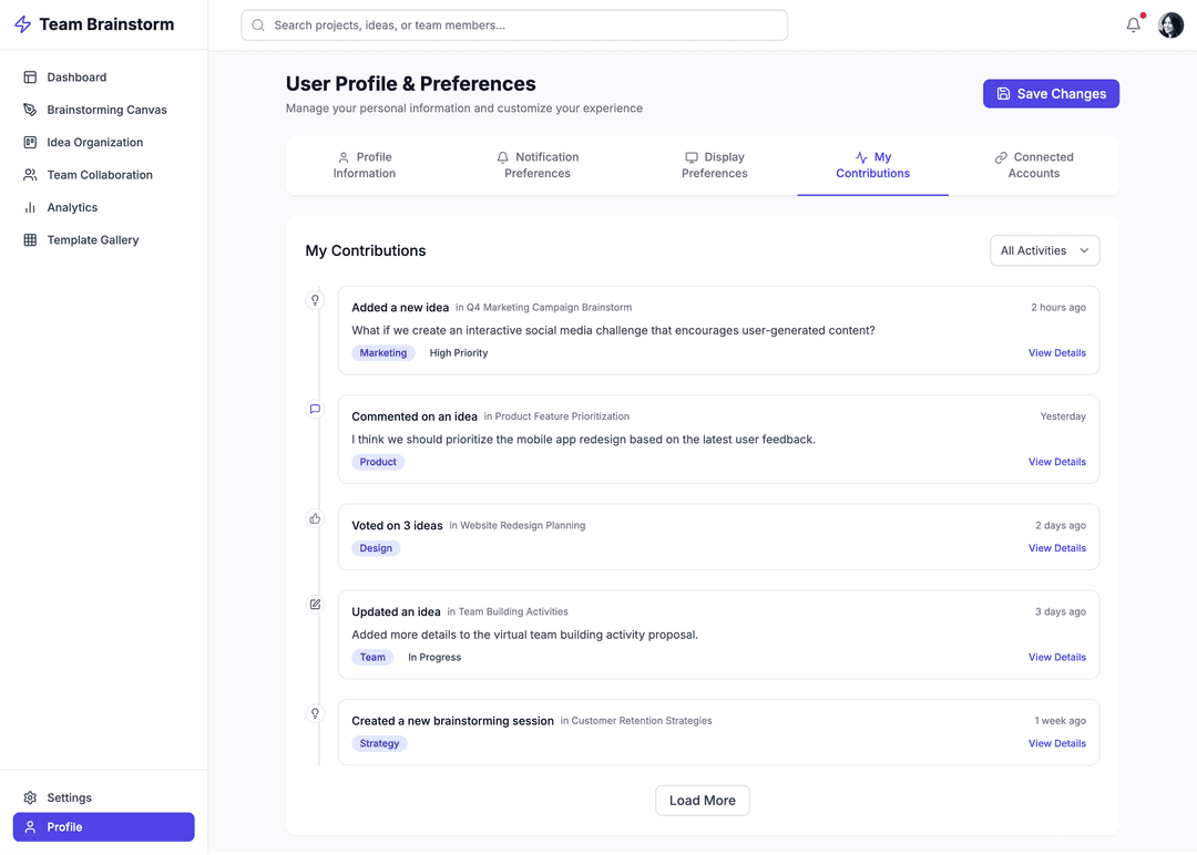 Team brainstorming app - DhiWise Image 22