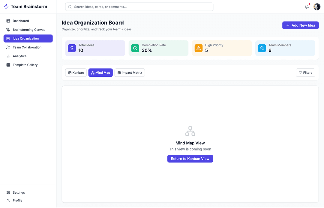 Team brainstorming app - DhiWise Image 4