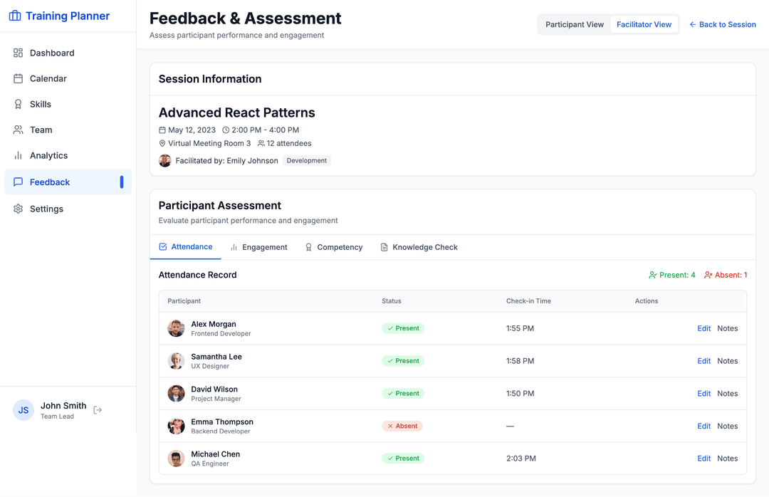 Training scheduler app - DhiWise Image 14