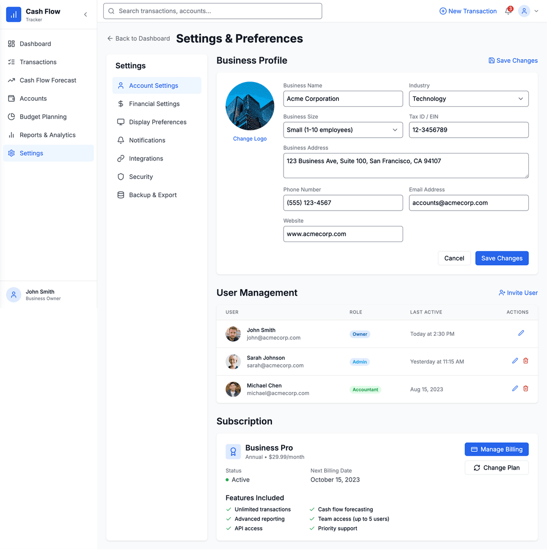 Cash flow app - DhiWise Image 12