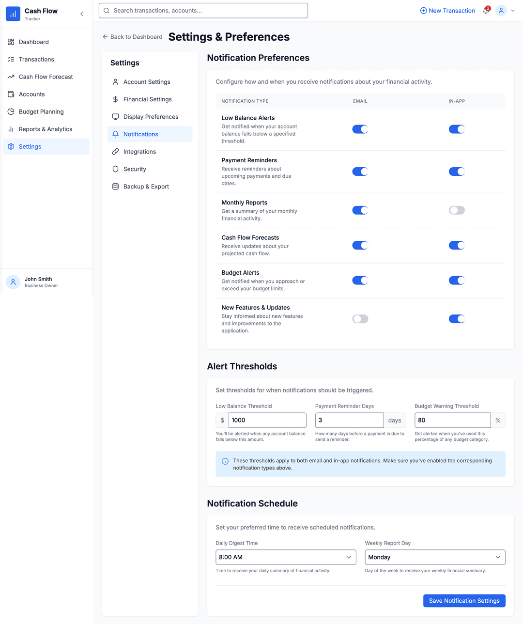 Cash flow app - DhiWise Image 15