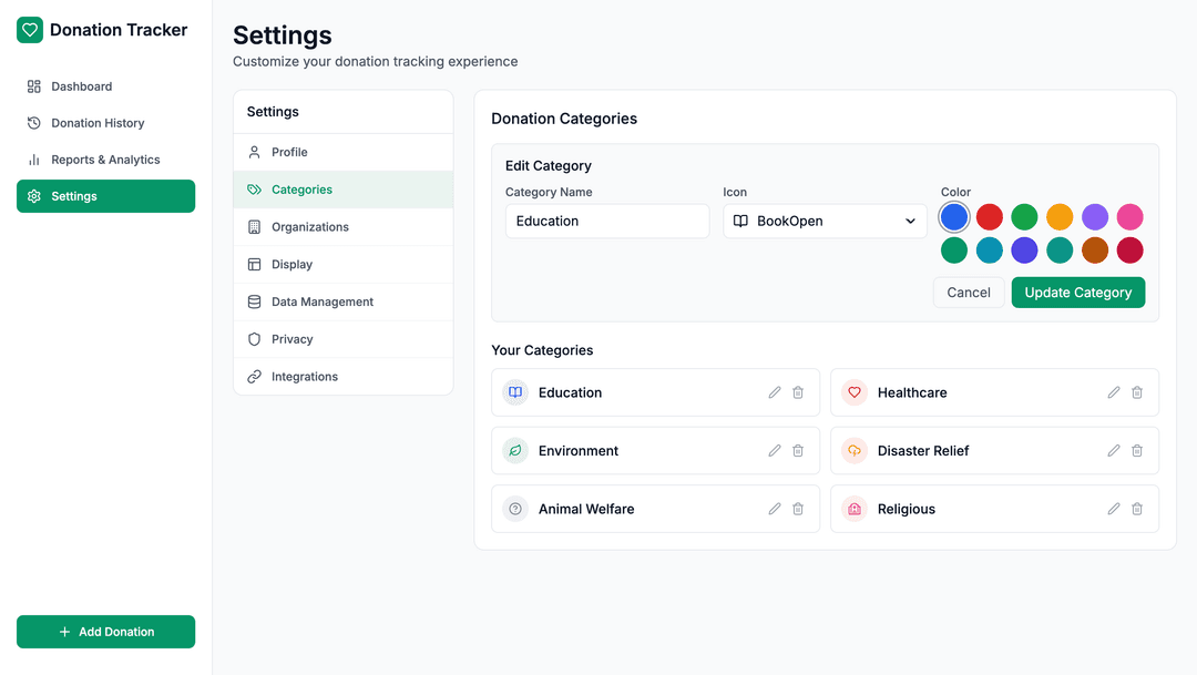 Donation tracker app - DhiWise Image 13