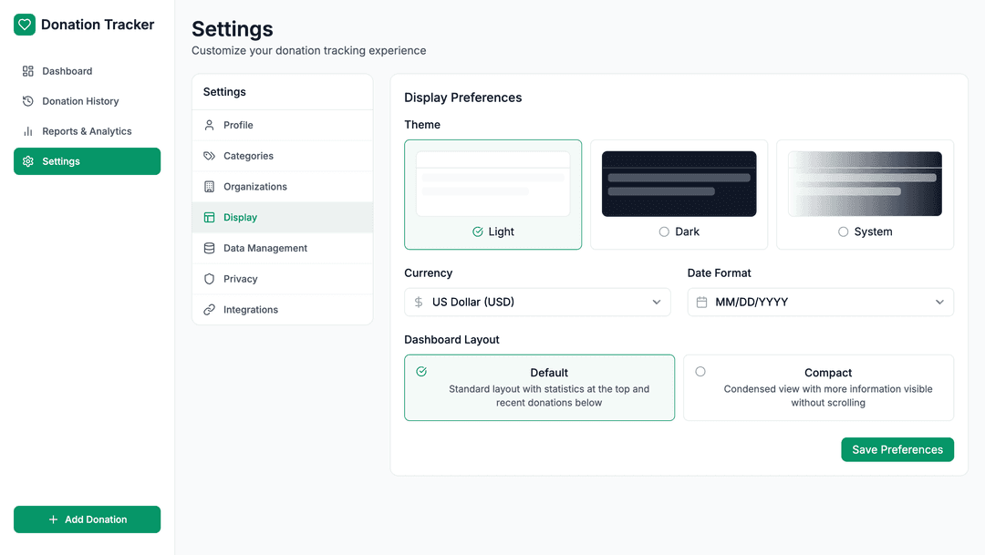Donation tracker app - DhiWise Image 15
