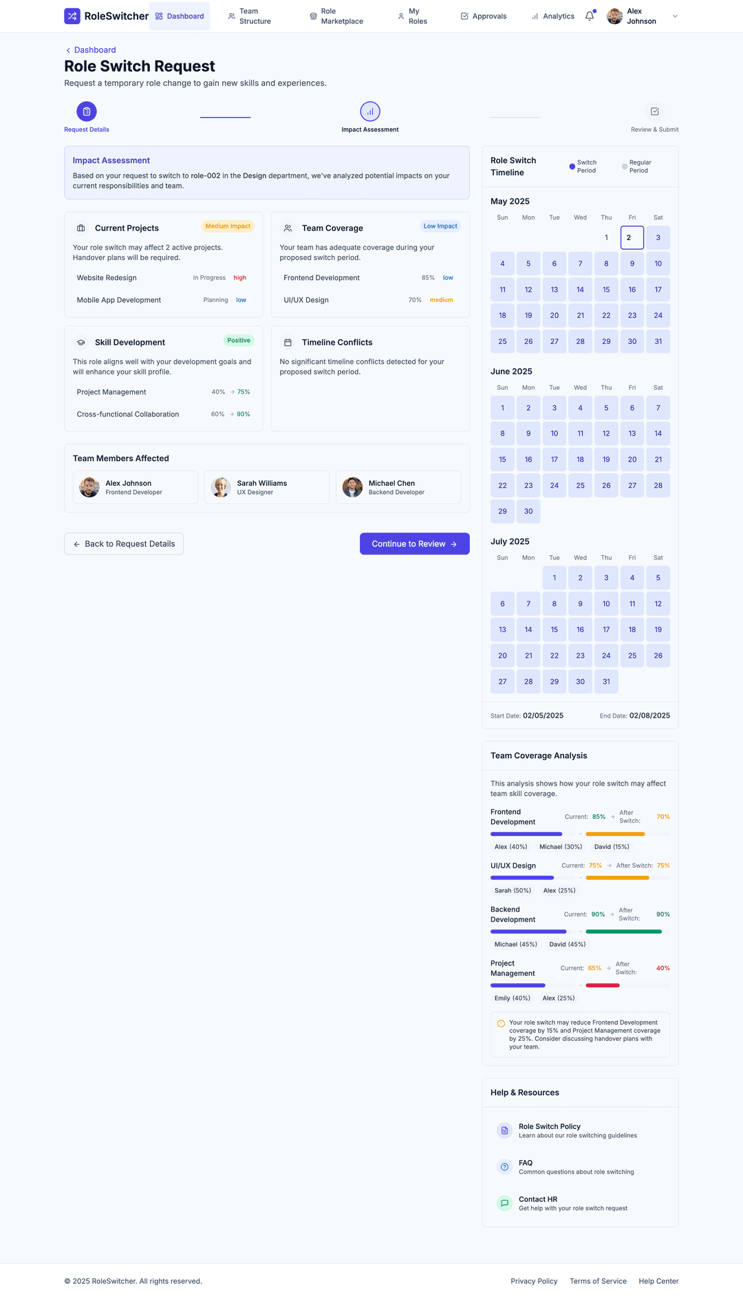 Dynamic role switcher - DhiWise Image 7