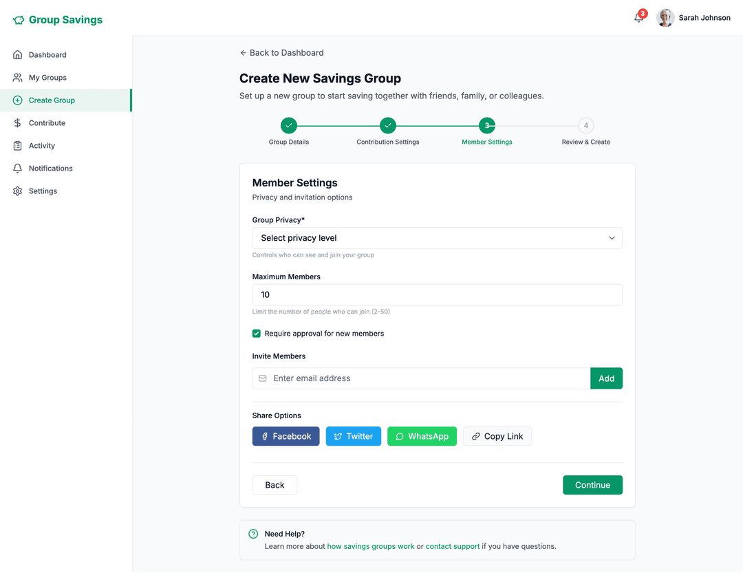 Group savings app - DhiWise Image 9