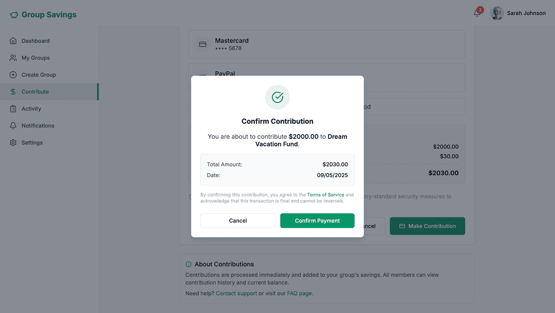 Group savings app - DhiWise Image 11