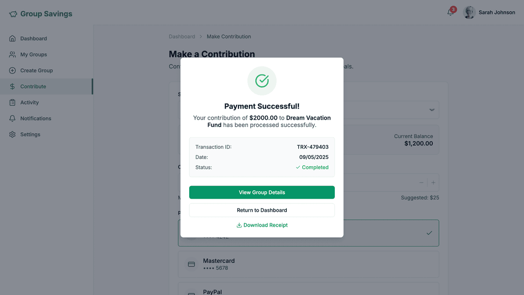 Group savings app - DhiWise Image 12